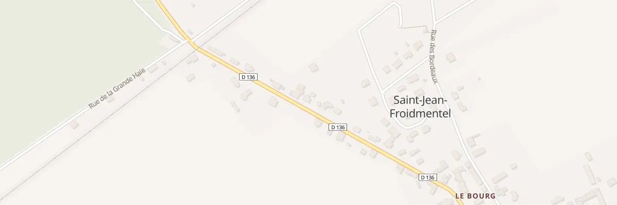 Plan du 29 Av de la Gare à Saint-Jean-Froidmentel