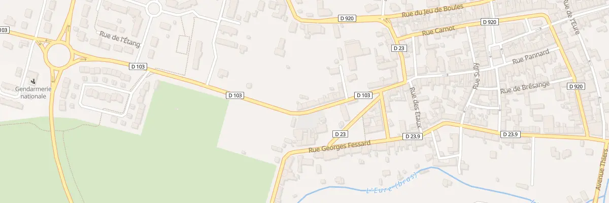 Plan du 26 Rue Saint Nicolas à Courville-sur-Eure