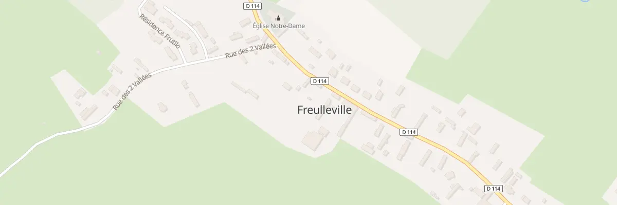 Plan du 482 Rue des Deux Vallees à Freulleville