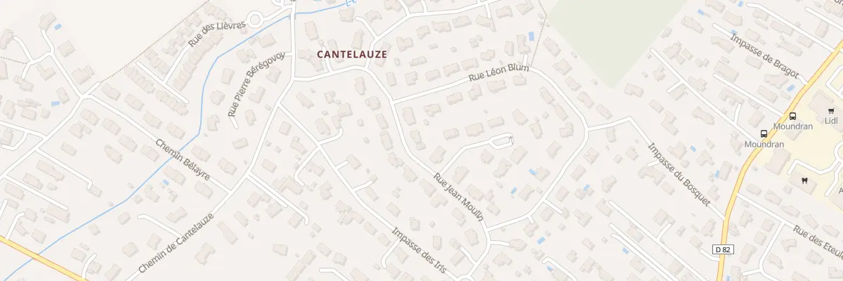 Plan du 9 Rue jean Moulin à Fonsorbes