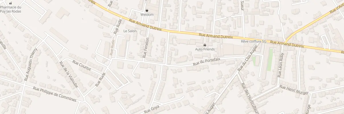 Plan du 11 Rue Fénelon à Limoges