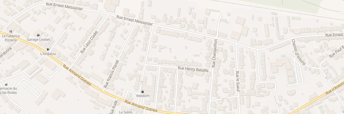 Plan du 30 Rue Henri Bataille à Limoges