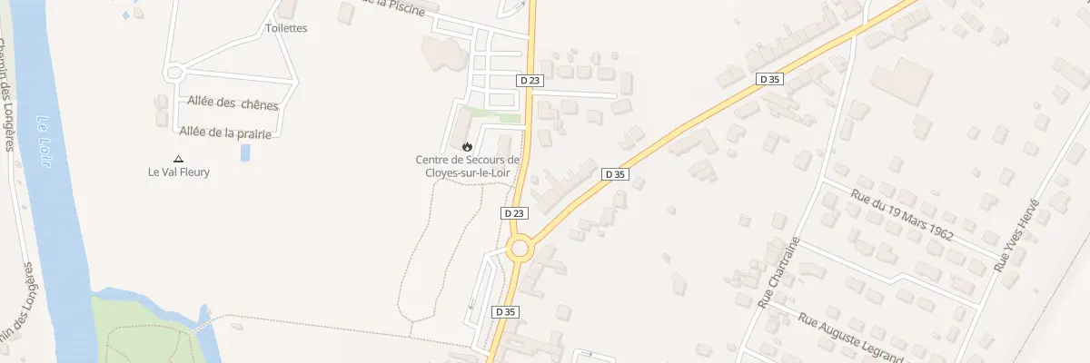 Plan du 47 Rue de Châteaudun à Cloyes-les-Trois-Rivières