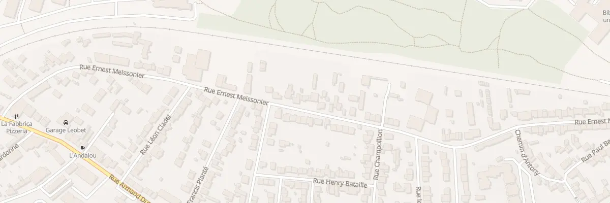 Plan du 116 Rue Meissonier à Limoges