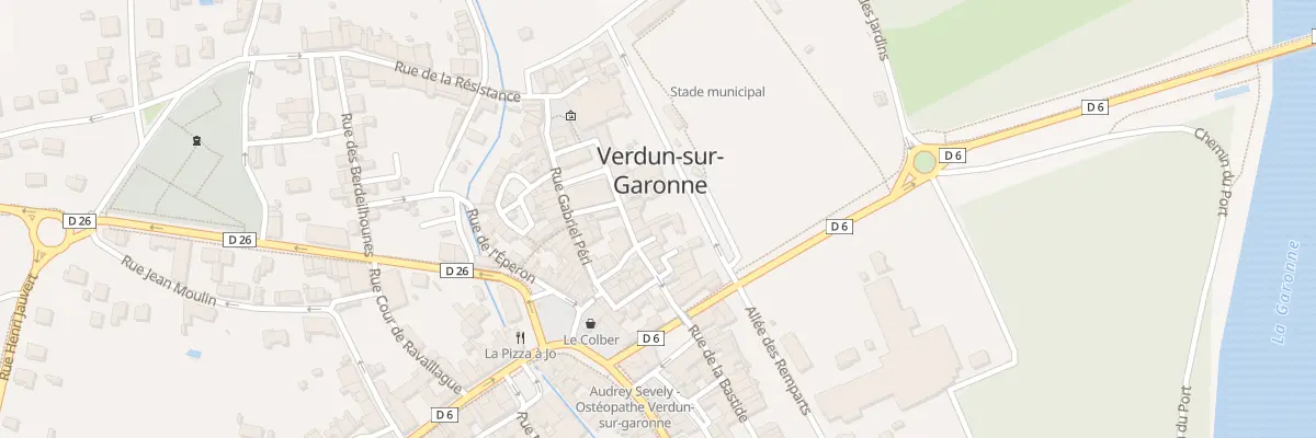 Plan du 13 Rue de la Ville à Verdun-sur-Garonne