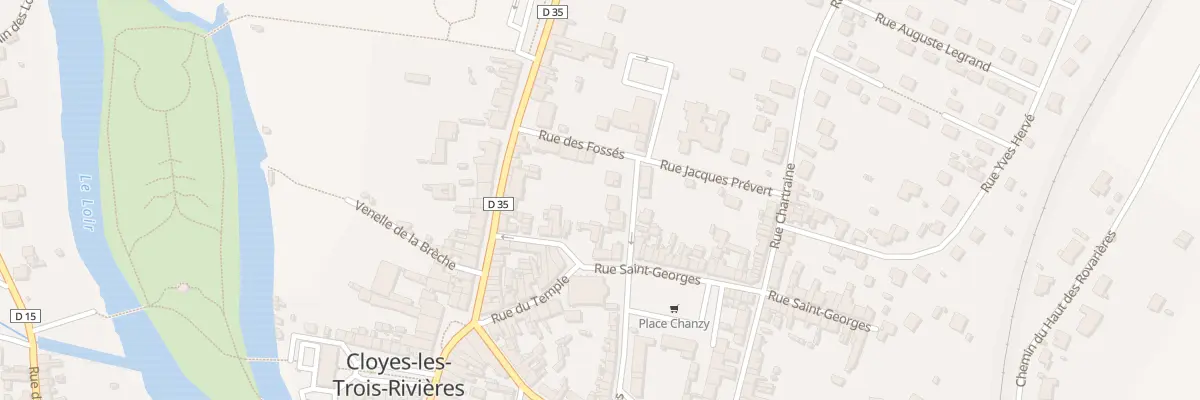 Plan du 41 Rue des Fossés à Cloyes-les-Trois-Rivières