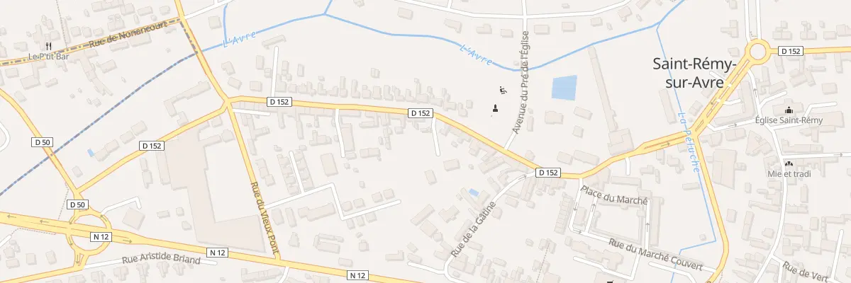 Plan du 15 Rue Eugene Raymond à Vert-en-Drouais