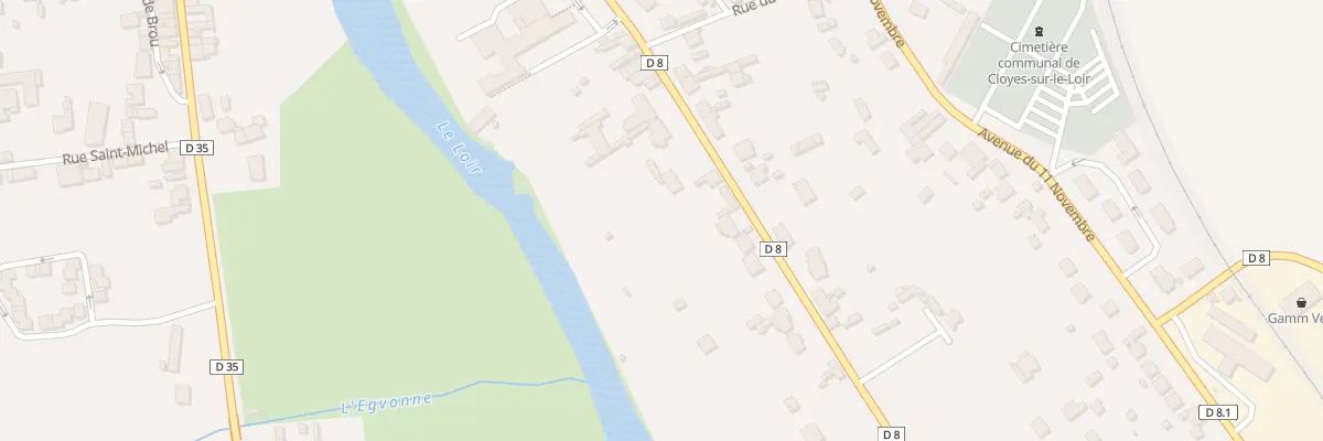 Plan du 46 Rue Jean Chauveau à Cloyes-les-Trois-Rivières