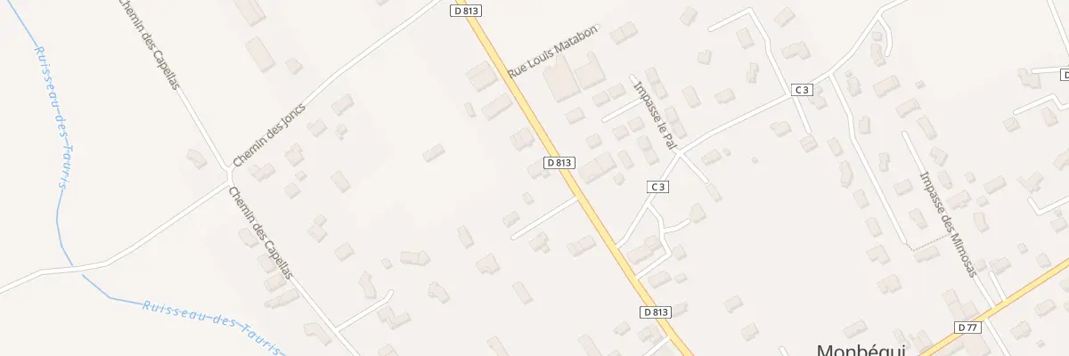 Plan du 347 Av de Bordeaux à Monbéqui