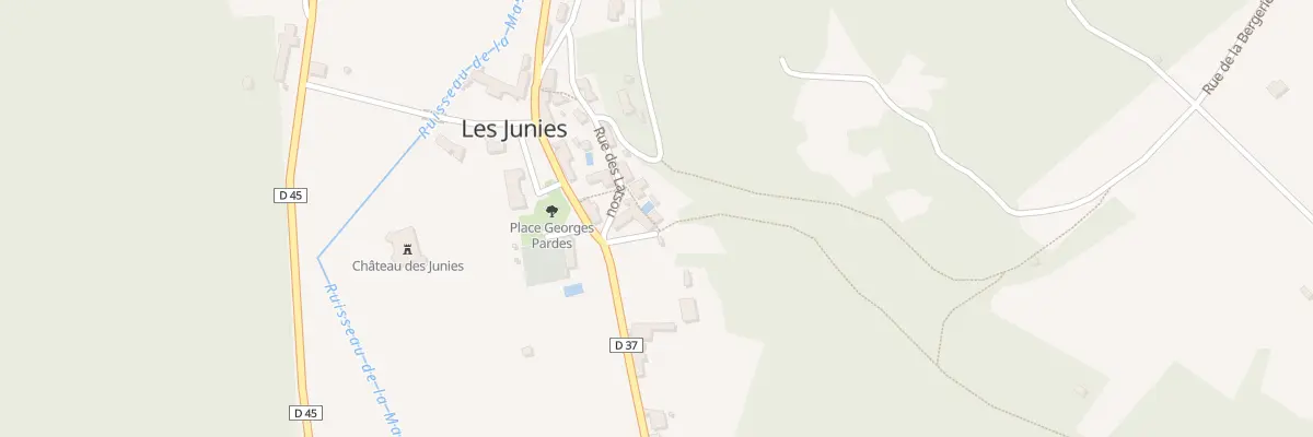 Plan du 3 La Carretal aux Junies
