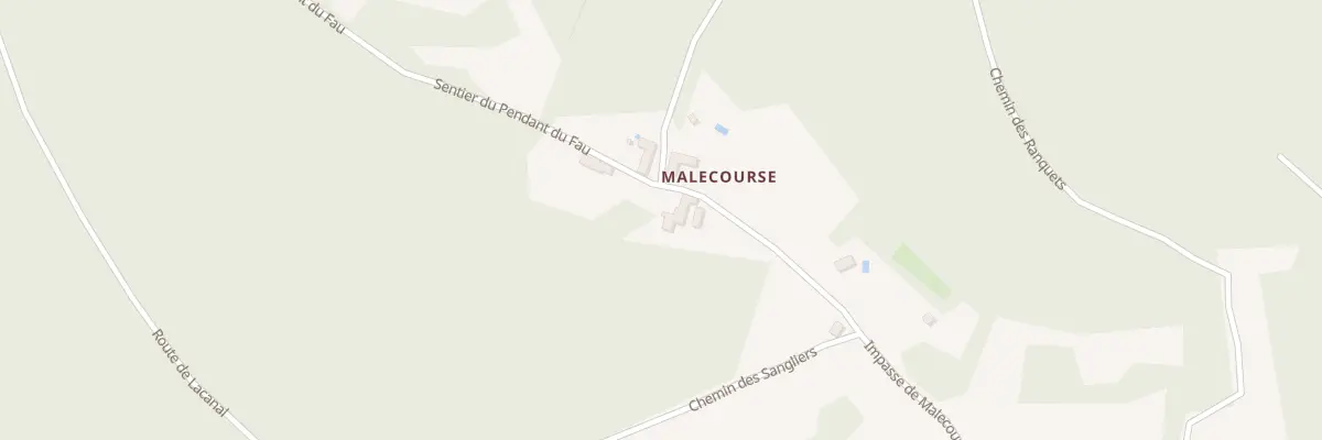 Plan du 535 Imp de Malecourse à Bouzic