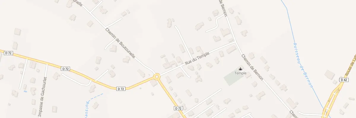 Plan du 73 Rue du Temple à Meauzac