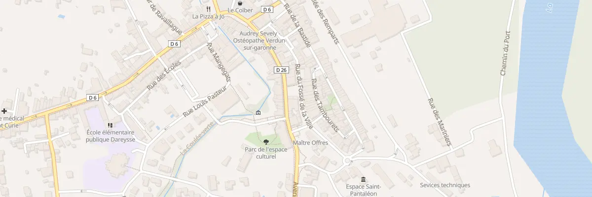 Plan du 22B Rue du Fosse de la Ville à Verdun-sur-Garonne