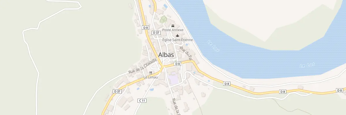Plan du 5268 La Ville à Albas