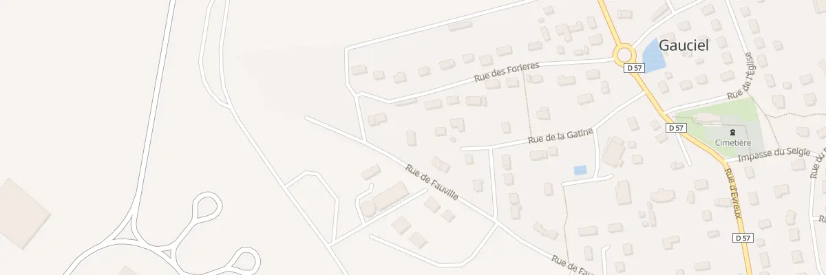 Plan du 13 Rue de Fauville à Gauciel