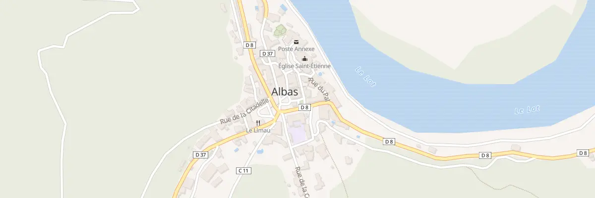 Plan du 13 Rue de l’Eglise à Albas