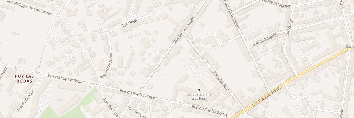 Plan du 57 Rue du Clos Augier à Limoges