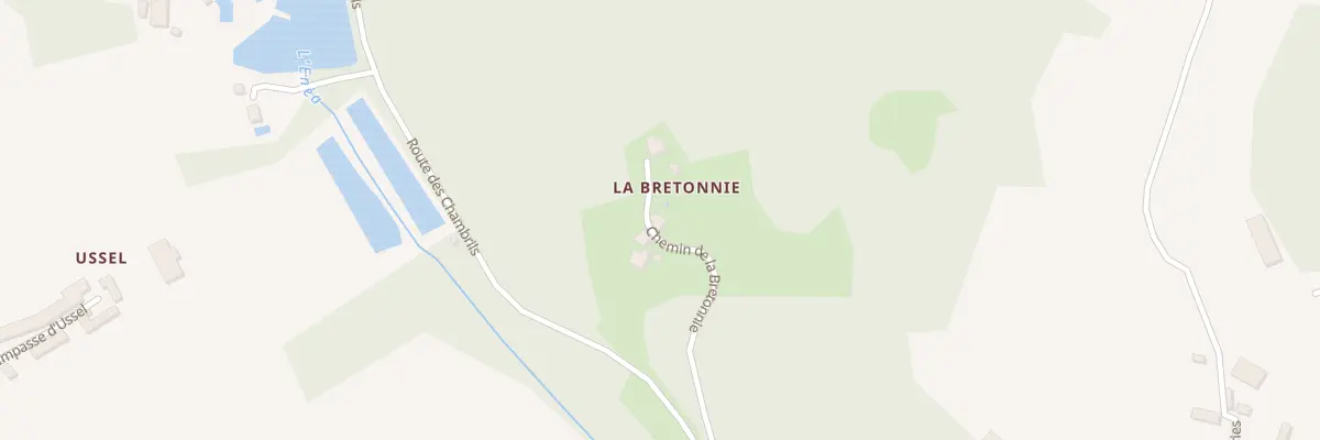 Plan du 256 Che de la Bretonnie à Proissans