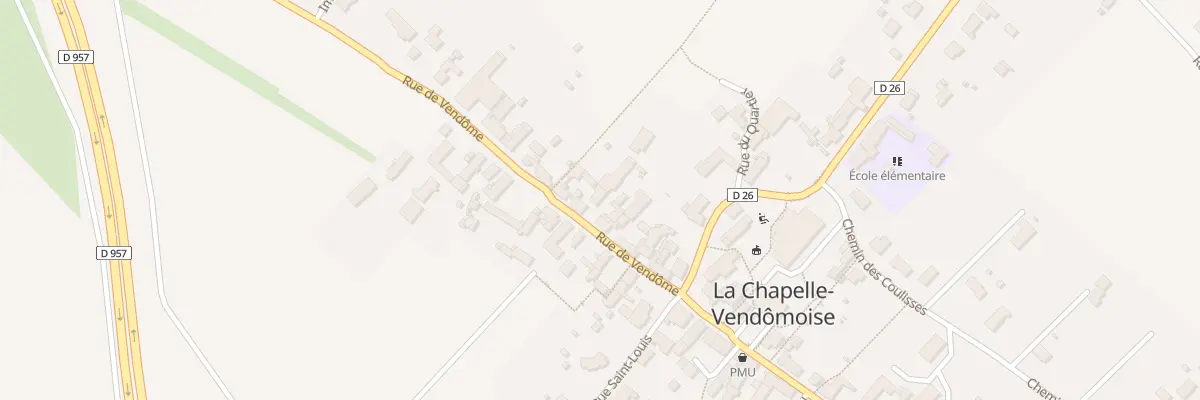 Plan du 14 Rue de Vendôme à La Chapelle-Vendômoise