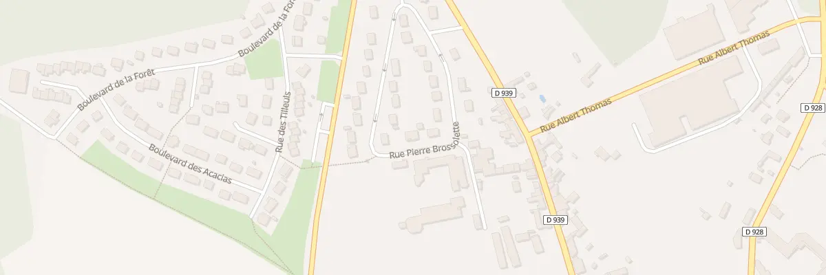 Plan du 28 Rue Pierre Brossolette à Châteauneuf-en-Thymerais