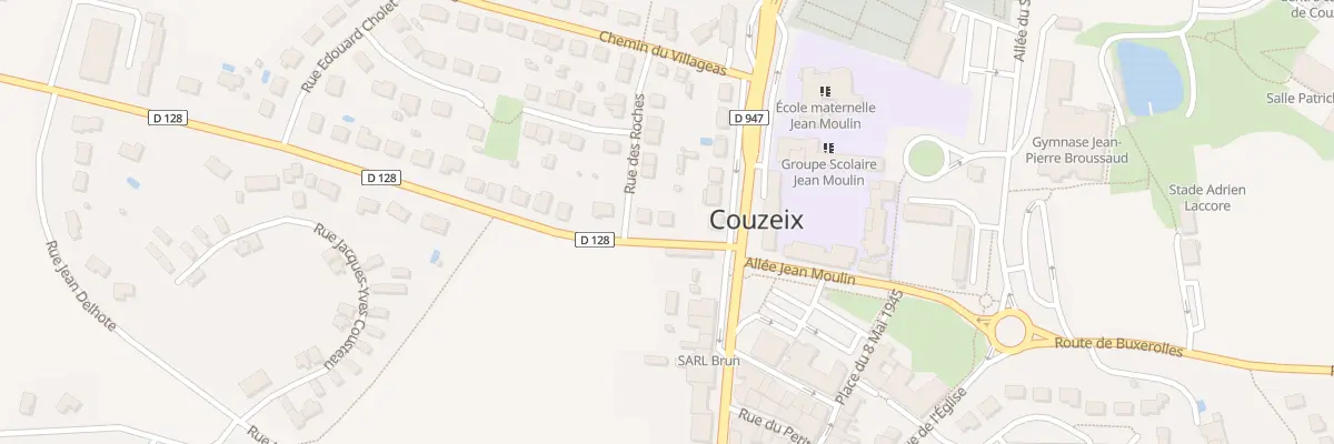 Plan du 2 Rue de la Garde à Couzeix