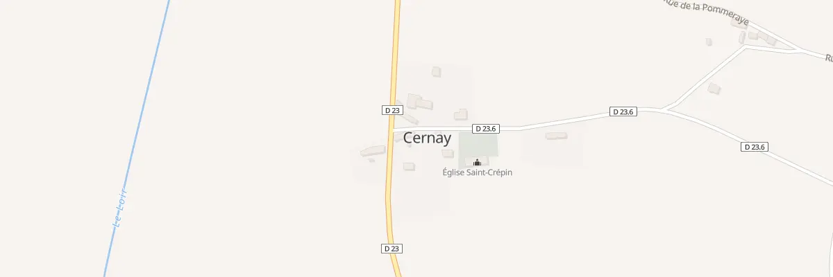 Plan du 34 Cernay à Cernay