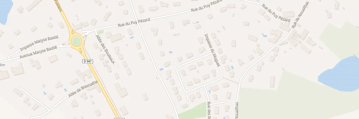 Plan du 25 Rue des Roses à Couzeix