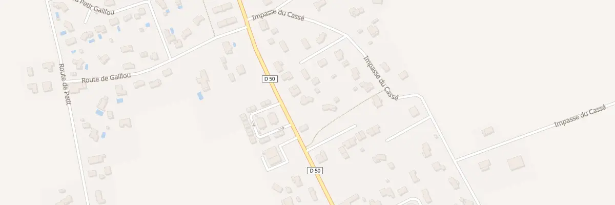 Plan du 1237 Rte de Montbartier à Montech