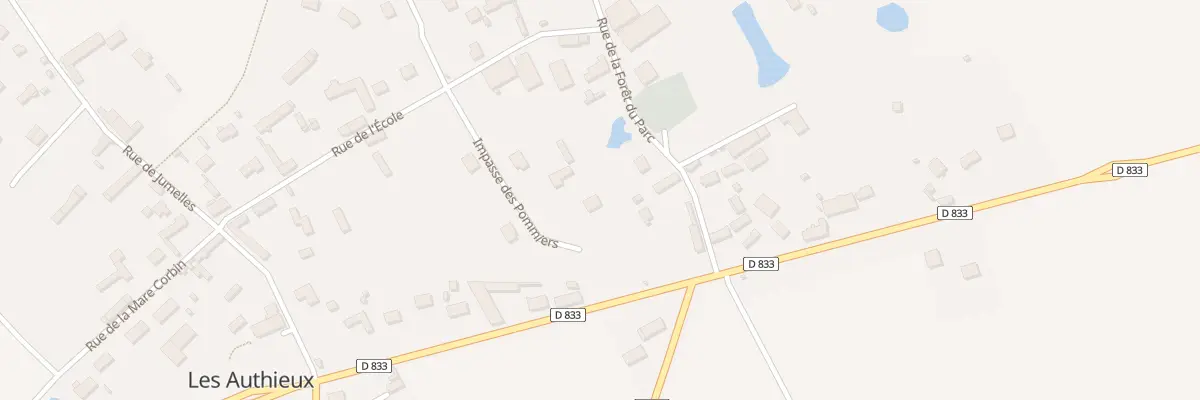 Plan du 4 Rue de la Forêt du Parc aux Authieux