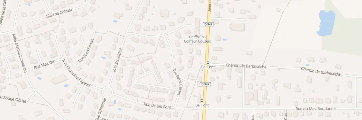Plan du 12 Rue René Cassin à Couzeix