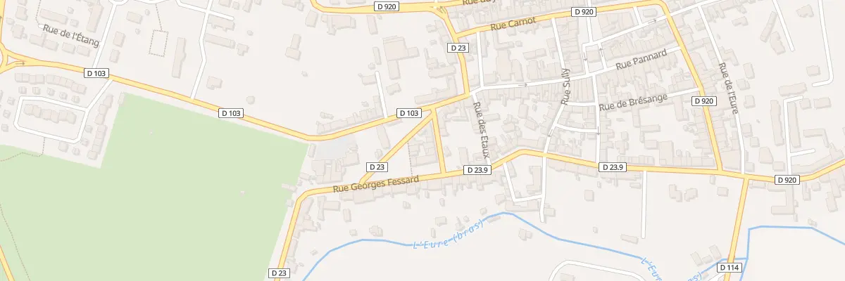 Plan du 2 Rue du Dix Neuf Mars 1962 à Courville-sur-Eure