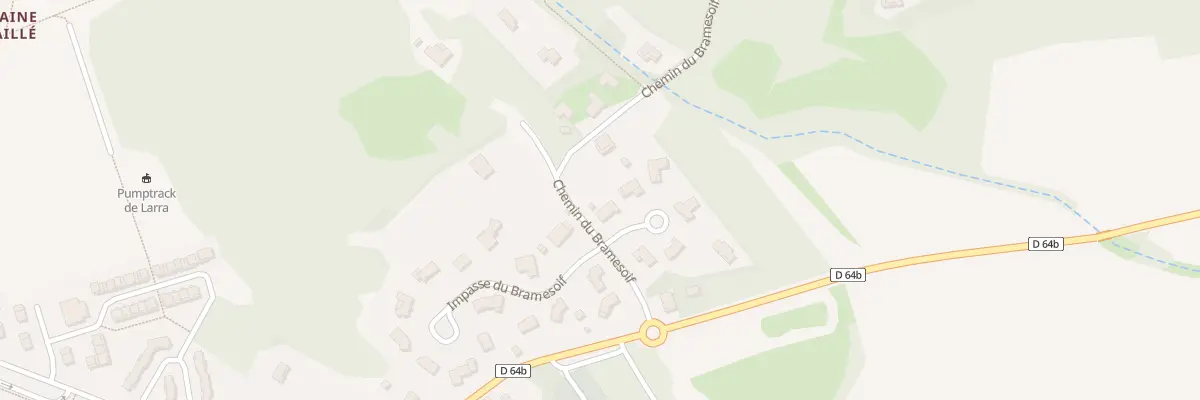 Plan du 1 Imp du Rieutort à Larra