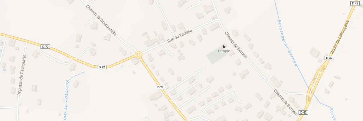 Plan du 74 Rue du Temple à Meauzac