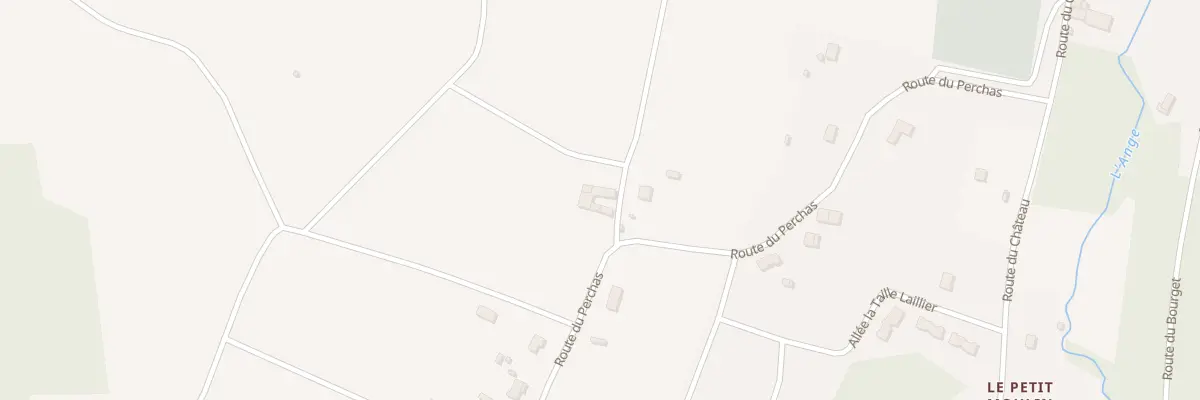 Plan du 8 Rte du Perchas à Pouillé