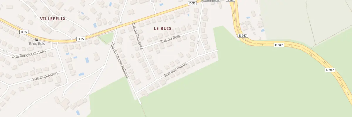 Plan du 6 Rue des Biards à Couzeix