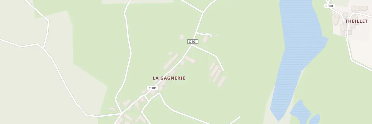 Plan du 5024 La Gagnerie à Saint-Pardoux-le-Lac