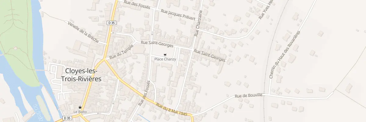 Plan du 9 Rue Chartraine A Cloyes à Cloyes-les-Trois-Rivières