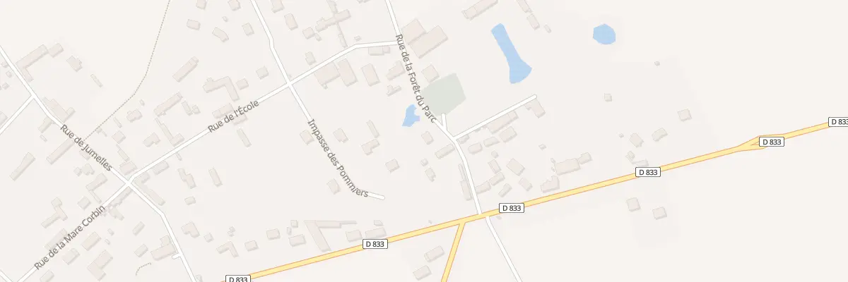 Plan du 6 Rue de la Forêt du Parc aux Authieux