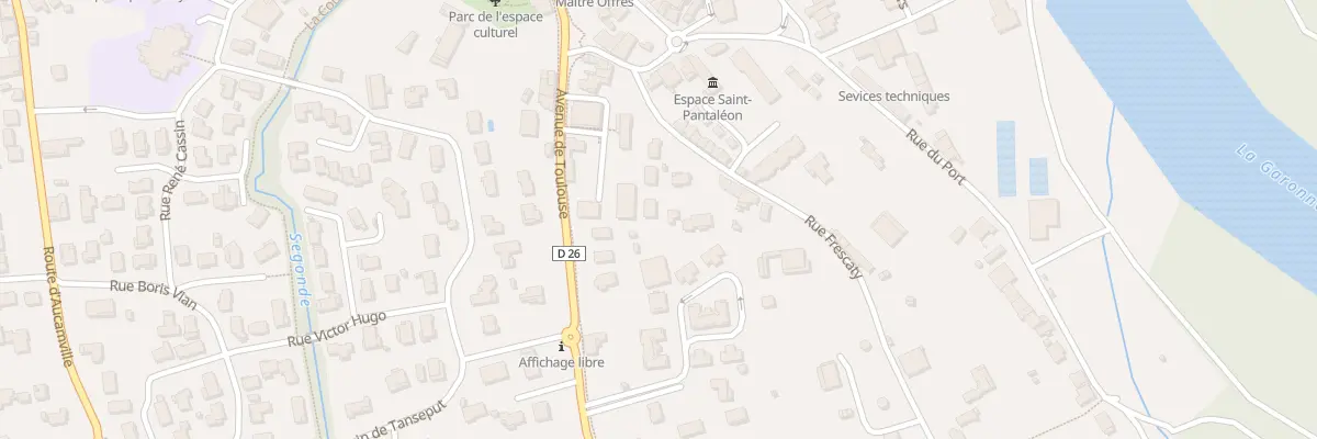 Plan du 30 Rue Frescaty à Verdun-sur-Garonne