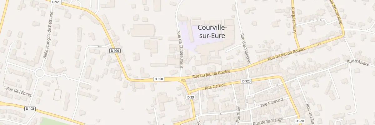 Plan du 4 Rue de Chateauneuf à Courville-sur-Eure