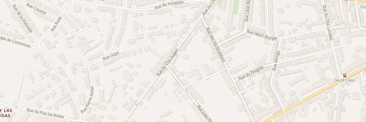 Plan du 41 Rue du Clos Augier à Limoges