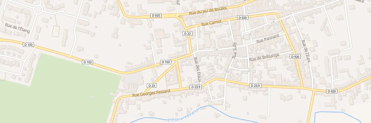 Plan du 5B Rue Saint Nicolas à Courville-sur-Eure