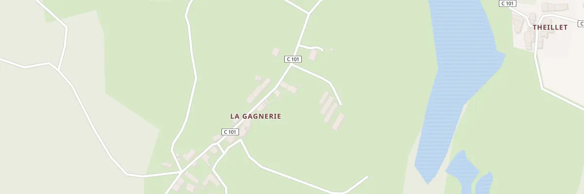 Plan du 5023 La Gagnerie à Saint-Pardoux-le-Lac