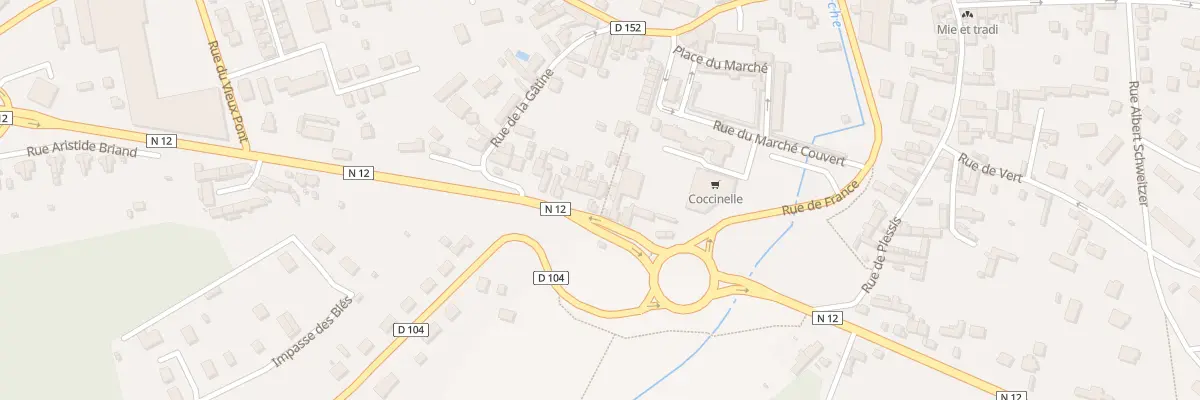 Plan du 21 Rte Nationale à Saint-Rémy-sur-Avre