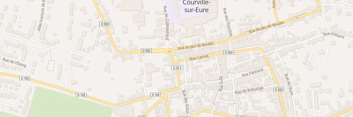 Plan du 1 Rue Carnot à Courville-sur-Eure