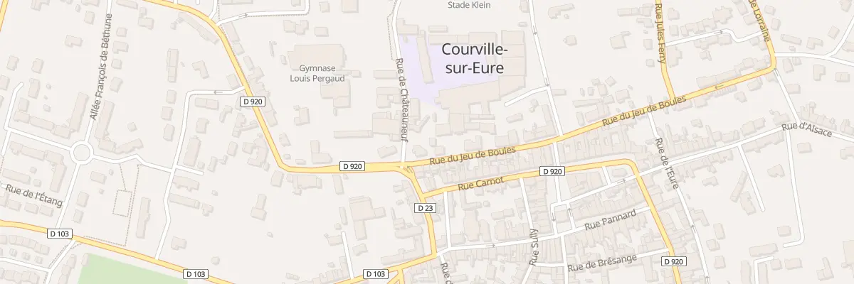 Plan du 2 Rue de Chateauneuf à Courville-sur-Eure