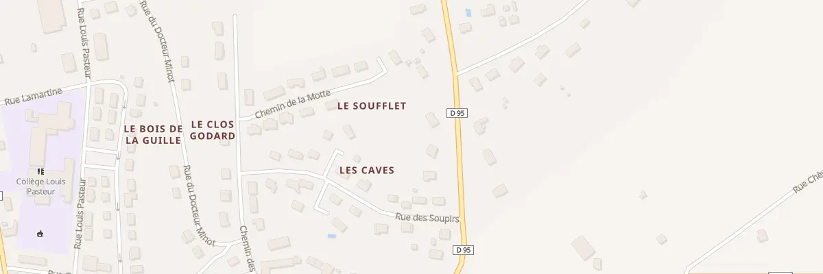 Plan du 95 Le Soufflet à Morée