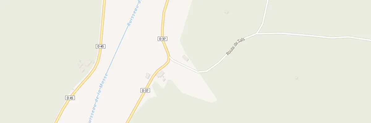 Plan du 445 Rte des Campagnes aux Junies