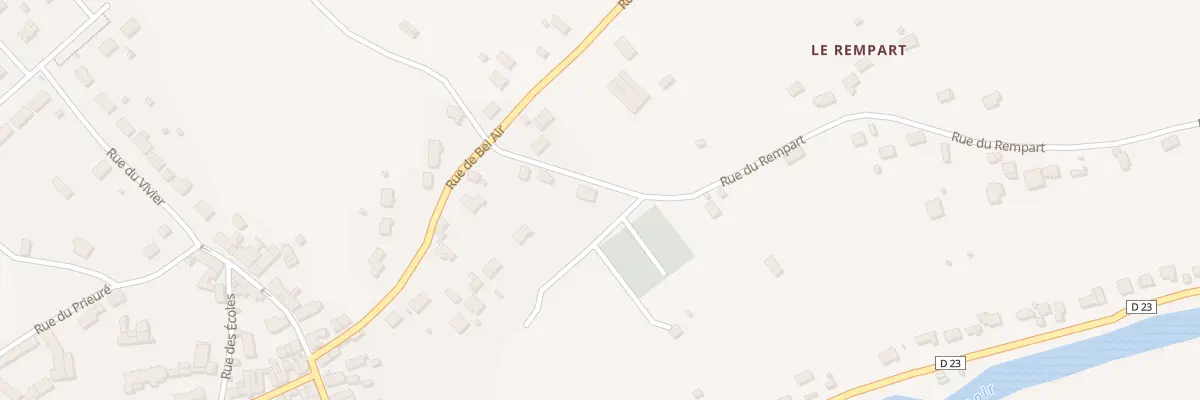 Plan du 6 Rue du Rempart à Cloyes-les-Trois-Rivières