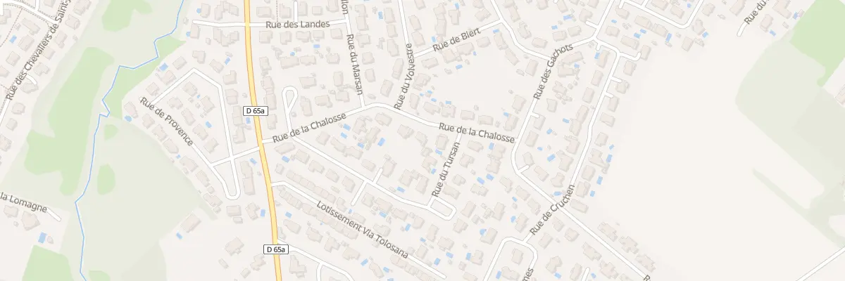 Plan du 12 Rue de la Chalosse à Léguevin